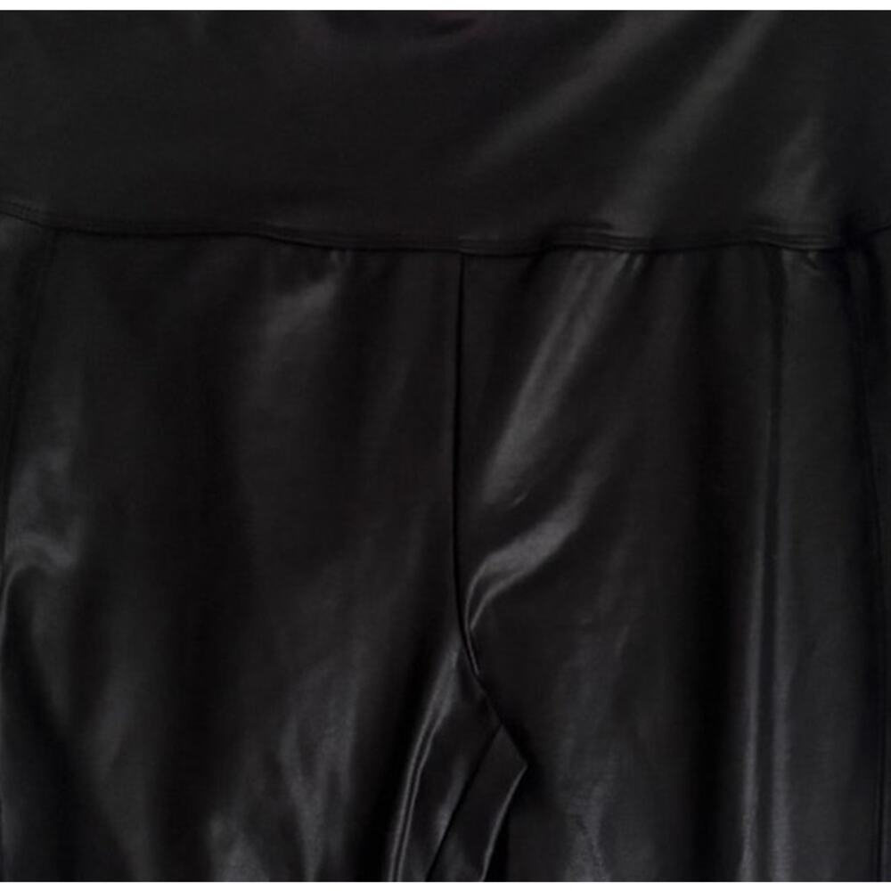 Rewind Black Faux Leather Ankle Pants - Picture 4 of 9